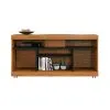 Rack Tv Living 2 Puertas Estantes Ruedas Hasta 55 Pulgadas en Negro - Dormitorio, Uruguay | Soy Hogar, vista 3 de 8