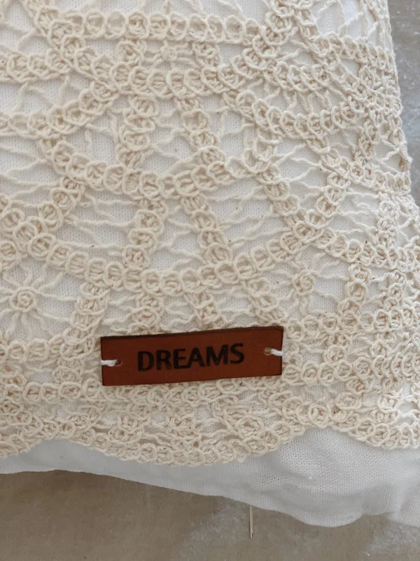 Almohadón Crochet – 50×50 en Beige - Textiles, Uruguay | Dreams On Time, vista 8