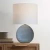LAMPARA DE MESA CERAMICA D34x51CM LINEAS AZUL en Azul - Lámparas de mesa, Uruguay | Koz, vista 2 de 2
