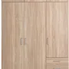 Armario FANDRUP 145x176 3 puertas 3 caj roble cl en Madera natural - Roperos y placares, Uruguay | JYSK, vista 5 de 5
