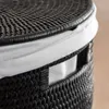 CESTO PARA ROPA RATTAN - BLACK en Negro - Canastos, Uruguay | La Iberica, vista 2 de 4