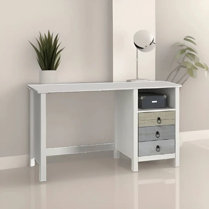 Escritorio Linea Flora - Blanco en Blanco - Escritorios y sillas de escritorio, Uruguay | Nario Hogar