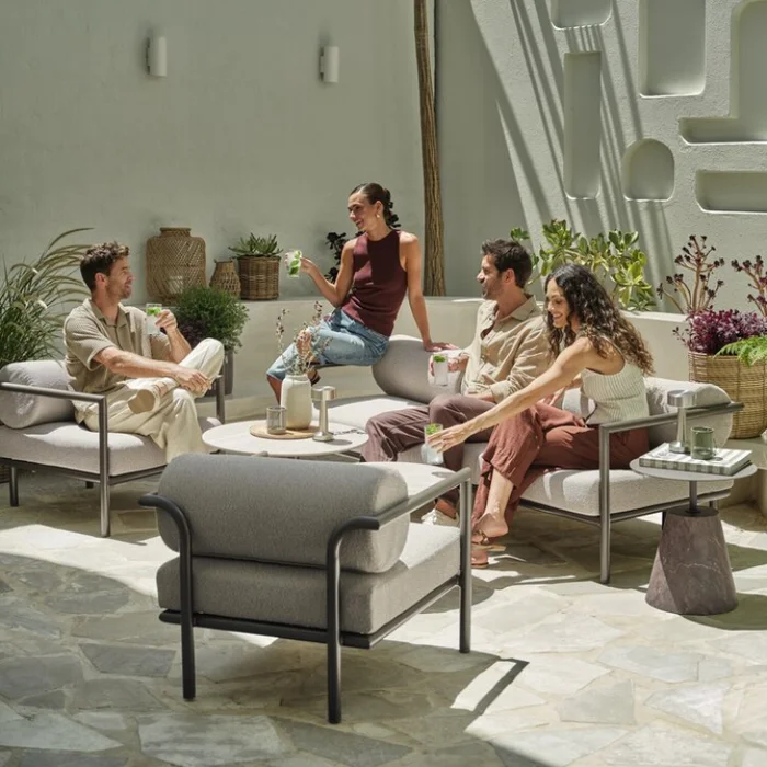 Juego de jardín BRUMUNDDAL 5 personas marrón en Marrón - Muebles para el exterior, Uruguay | JYSK, vista 2