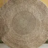 ALFOMBRA REDONDA SEAGRASS en Madera natural - Textiles, Uruguay | Sentido Jose Ignacio, vista 1 de 2