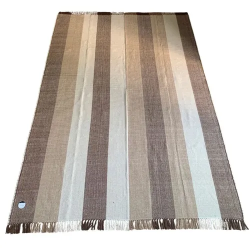 ALFOMBRA C/FLECOS 200X285CM LÍNEAS TONOS TIERRA - Textiles, Uruguay | Decohogar