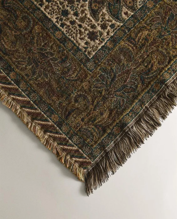 MANTA  PAISLEY en Multicolor - Textiles, Uruguay | Zara Home, vista 4
