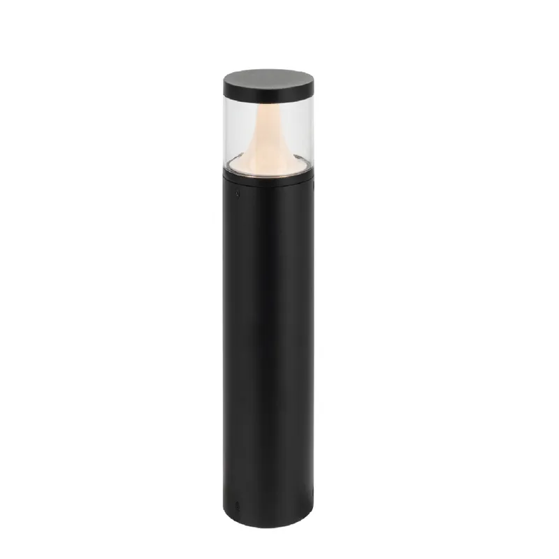 Luminaria Bolardo Exterior 9W Kane 80cm Negro en Blanco - Lámparas de pie, Uruguay | Serlux