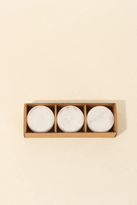 Vela Flotante, 3un. - Blanco en Blanco - Velas y Portavelas, Uruguay | Indian, vista 4