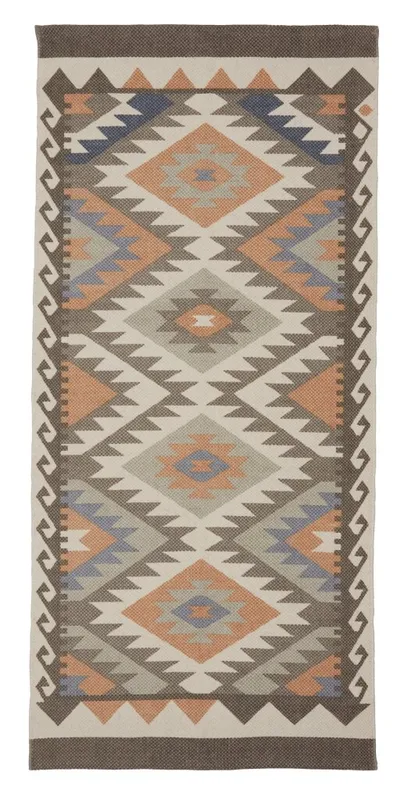 Alfombra REINROSE 65x140 rombos colores en Multicolor - Alfombras, Uruguay | JYSK