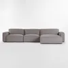 Sofá modular URBAN GRIS DERECHO - Sillones y sofás, Uruguay | Viasono, vista 3 de 4