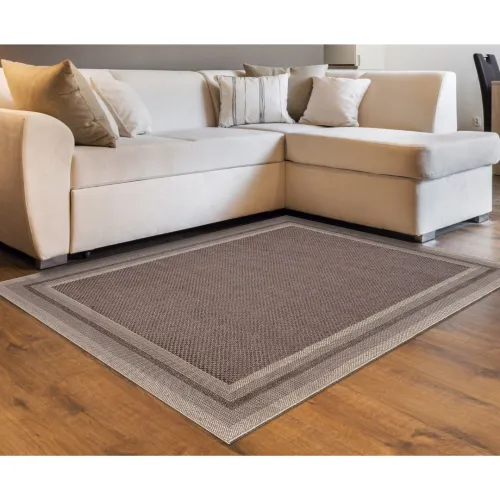 Alfombra ECO MOLDURA Beige/Marrón - 150*200 - Textiles, Uruguay | Noe