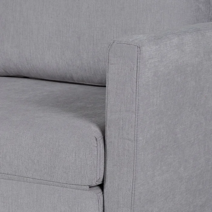 Sofá Cama Niki - Tela Microfibra - 10286 (Gris) en Gris - Sillones y sofás, Uruguay | Nyr, vista 4