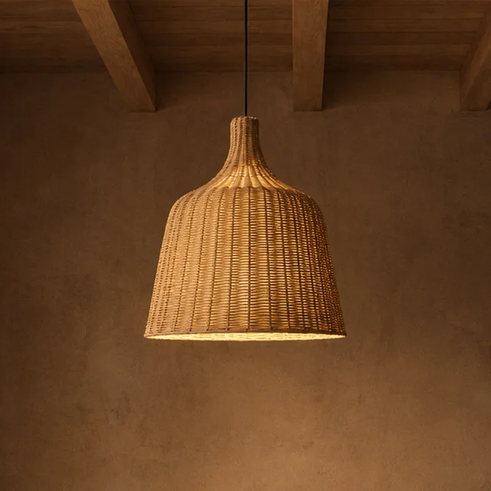Lampara de techo Somatra Grande en Madera natural - Lámparas colgantes, Uruguay | Alta Gracia Deco, vista 3