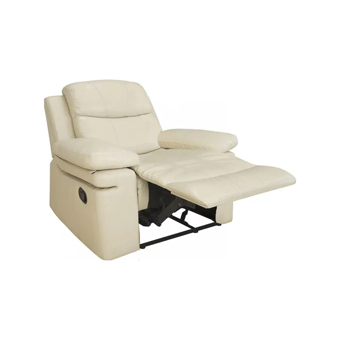 Poltrona Reclinable 1 Cuerpo Pu Natural-beige Mr2138 Cream en Beige - Sillones y sofás, Uruguay | Divino, vista 3