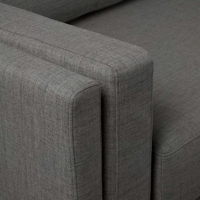 Sofá 3 Cuerpos Luxor Easy Clean – Gris Oscuro en Blanco - Sillones y sofás, Uruguay | Berna Home, vista 5