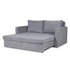 Sofá Cama Poliana - Tela Microfibra - Cora 06-153 (Grafito) en Gris - Sillones y sofás, Uruguay | NYR, vista 2 de 7