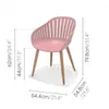 Juego de Jardin 6 sillas y Mesa - Nassau - Rosa en Rosa - Muebles para el exterior, Uruguay | Rústico Hogar, vista 4 de 5