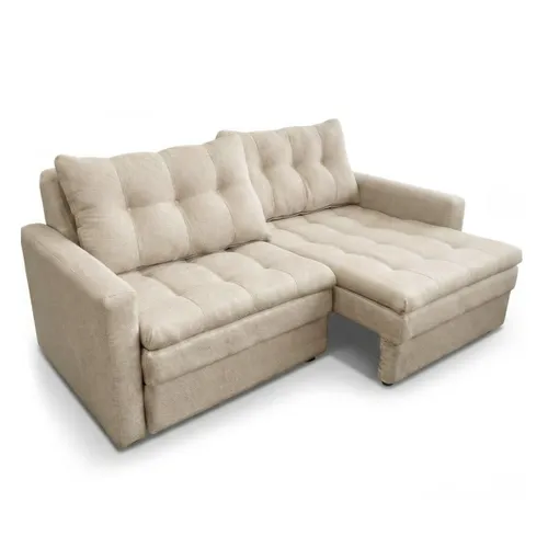 Sillón Cama Nayla 3 Cuerpos - Extensible - Beige en Beige - Sillones y sofás, Uruguay | Rústico Hogar