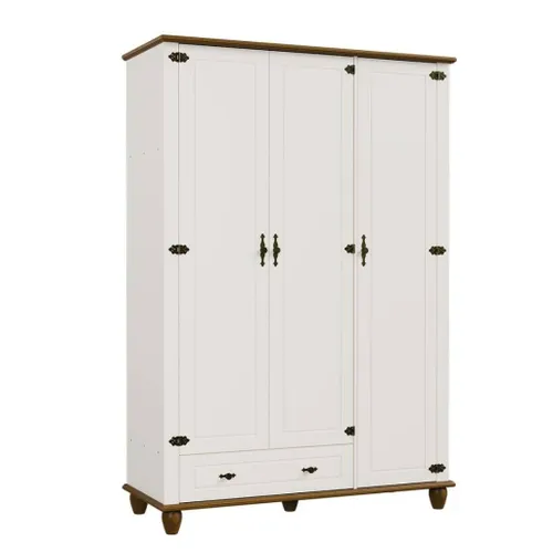 Ropera JOY REF.46170 – 3 Puertas en Blanco - Roperos y placares, Uruguay | Igoa