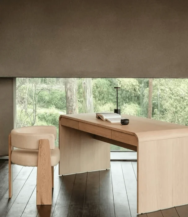 ESCRITORIO BAKERS ROBLE NAT en Madera natural - Escritorios y sillas de escritorio, Uruguay | Masinfinito Casa, vista 2
