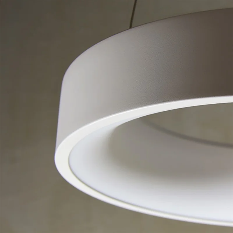 Colgante Led Dimerizable Phoenix 17W 45 cm Blanco en Negro - Lámparas colgantes, Uruguay | Serlux, vista 4