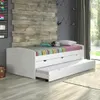 Cama Marinera 1 Plaza Madera Maciza Con Cajones - Ulli - Blanco en Blanco - Dormitorio, Uruguay | Rústico Hogar, vista 2 de 5