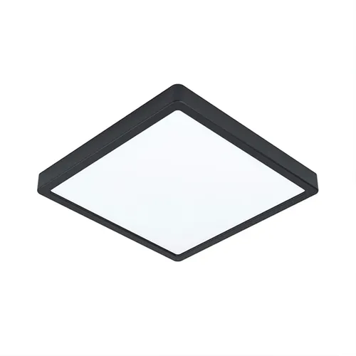 Plafon led 18w Frio cuadrado negro en Negro - Lámparas colgantes, Uruguay | Alta Gracia Deco