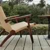CH25 Hans Wegner con Stool de regalo en Madera natural - Butacas, banquetas y puffs, Uruguay | Mad for Modern, vista 2 de 2