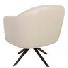 Butaca Giratoria 1 Cuerpo Cuero Blanco 1004 Offwhite en OFFWHITE - Sillones y sofás, Uruguay | Divino, vista 3 de 5