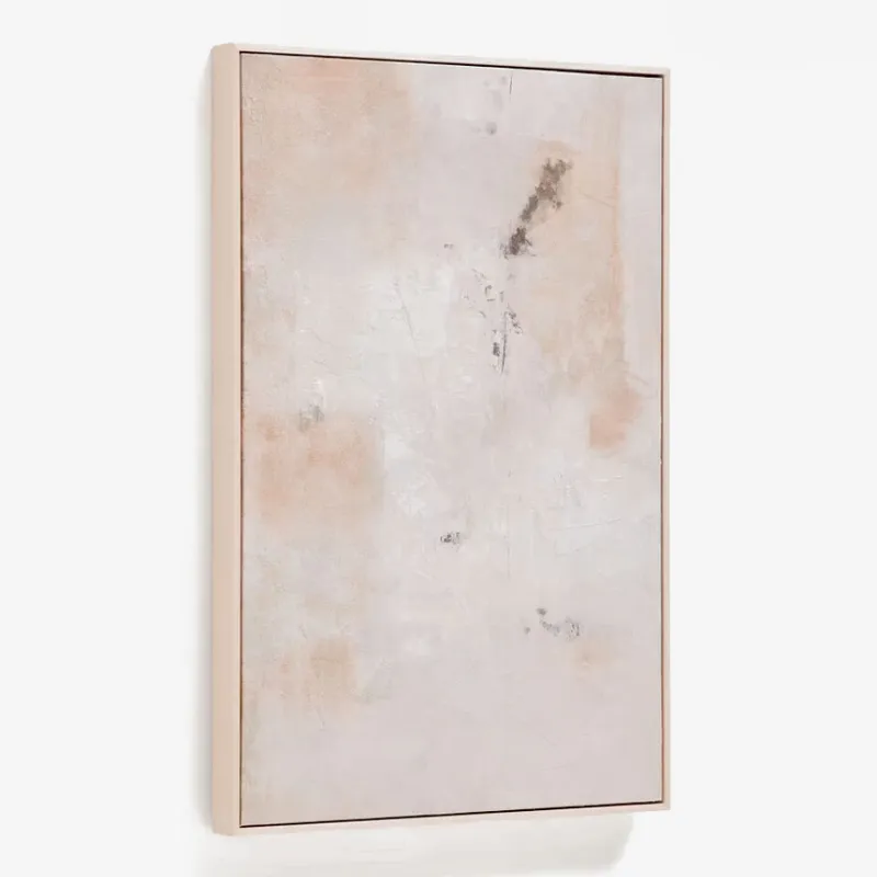 Cuadro abstracto Silpa beige 60 x 90 cm en Beige - Decoración de pared, Uruguay | Kavehome