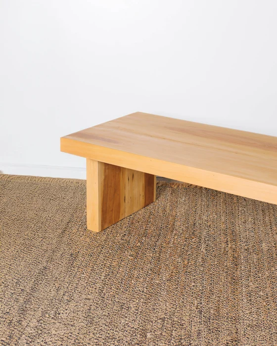 MESA RATONA LEBLON 130x60 en Madera natural - Mesas de living, Uruguay | Fundamento Muebles, vista 2
