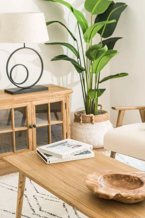 MESA NORDICA - 1.30 X 0.60 en Madera natural - Mesas de living, Uruguay | La Iberica, vista 4
