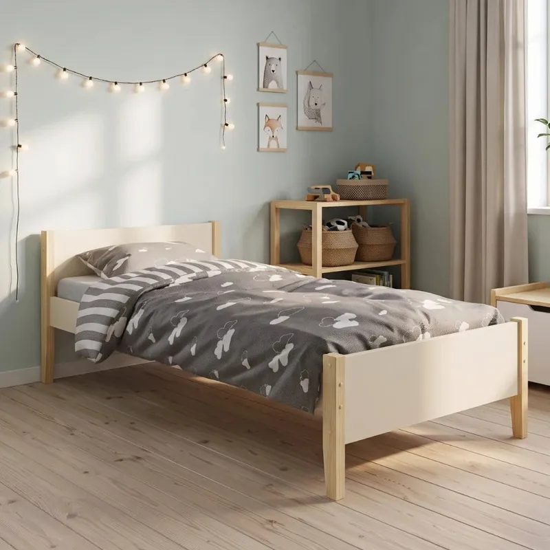 Cama 1 Plaza - Simba - Arena/Natural - Dormitorio, Uruguay | Ecowood