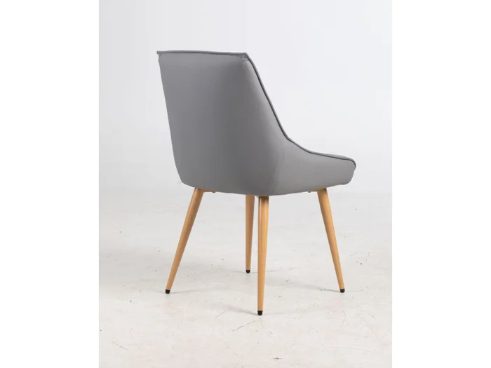 Silla BRUNA en PU - Gris en Gris - Sillas, Uruguay | Finkel, vista 4