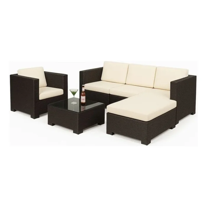 Juego de Jardin Manhattan en Beige - Muebles para el exterior, Uruguay | La Cueva Muebles, vista 2