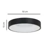 Plafon LED Redondo Philly 50 CM Negro en Negro - Lámparas colgantes, Uruguay | Unilux, vista 7 de 7