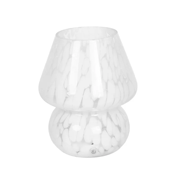 Ml251013 Vidrio Blanco Lámpara De Mesa Ml en Blanco - Iluminación, Uruguay | Divino