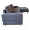 Sofá en L 3 cuerpos de Lino Gris - Sillones y sofás, Uruguay | Que Sal Muebleria, vista 3 de 4