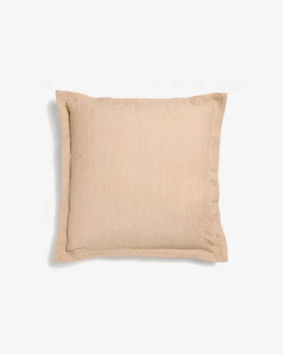 Almohadón Rut de lino y algodón - beige 45 x 45 cm en Beige - Textiles, Uruguay | Kavehome
