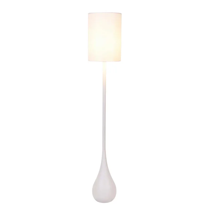 Lámpara De Pie Metal-y-tela Blanco Xyf8073 en Blanco - Lámparas de pie, Uruguay | Divino, vista 2