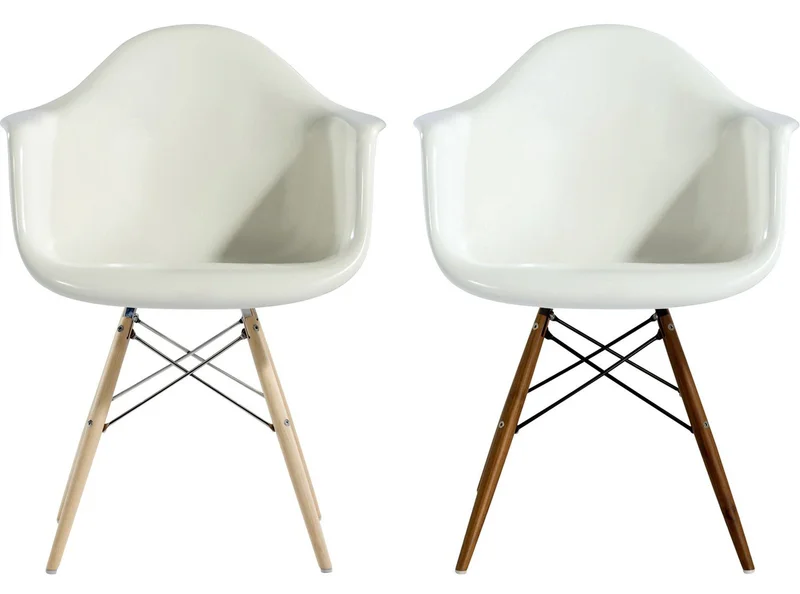 DAW fibra de vidrio | Charles & Ray Eames - Sillas, Uruguay | Mad for Modern, vista 3