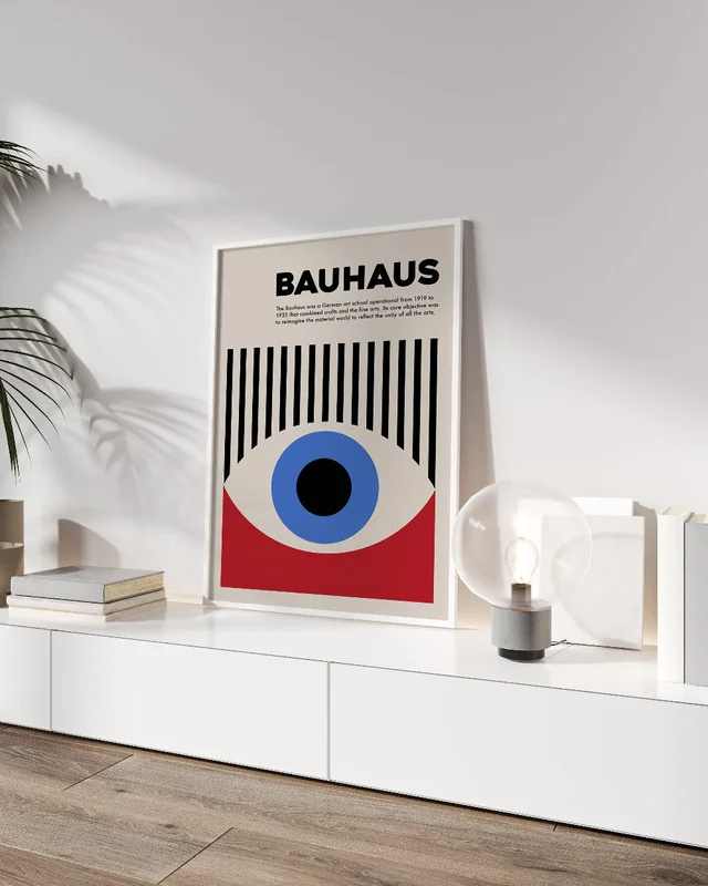 Bauhaus - Red eye en Multicolor - Láminas, Uruguay | La Cuadrería, vista 4