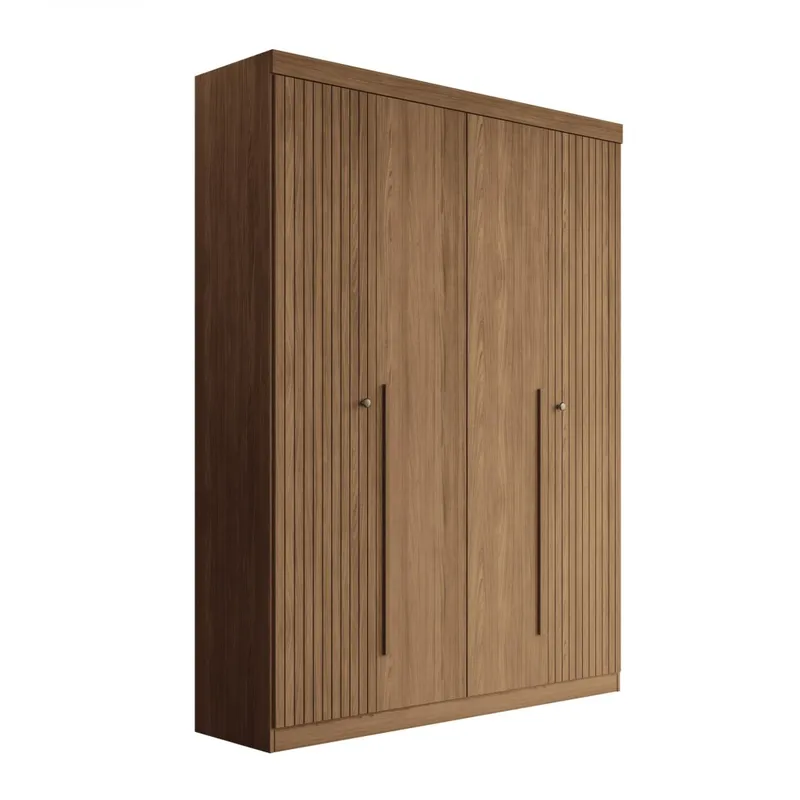 Ropero Buriti 4 Puertas - Linea Fit - Marron en Marrón - Roperos y placares, Uruguay | Rústico Hogar