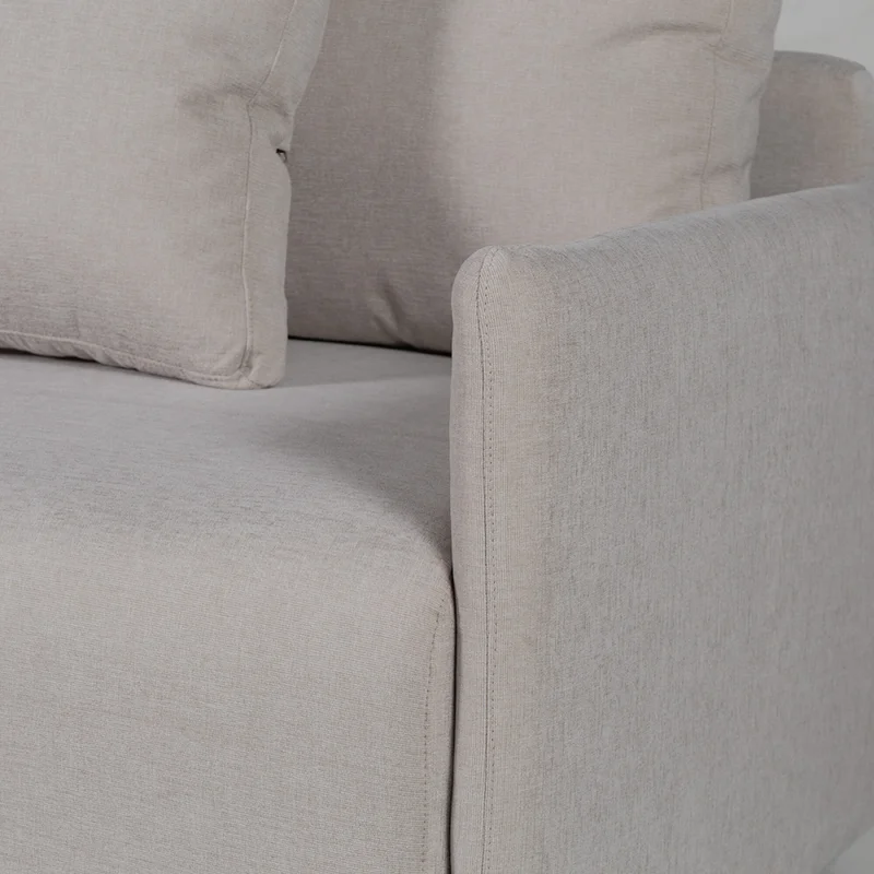 Sofá Modulare - 2 módulos - Tela Microfibra - FX4-10 (Beige) en Beige - Sillones y sofás, Uruguay | Nyr, vista 4