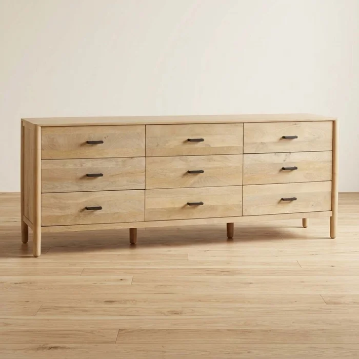 Comoda Madera-de-mango Natural-beige Woodside en Madera natural - Cómodas, Uruguay | Divino