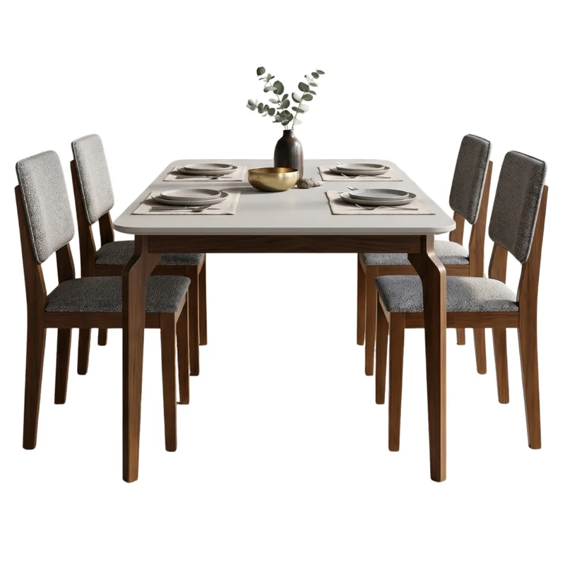 Juego de comedor ametista 4 sillas - Moderna Hogar - Mesas de comedor, Uruguay | Moderna Hogar, vista 3