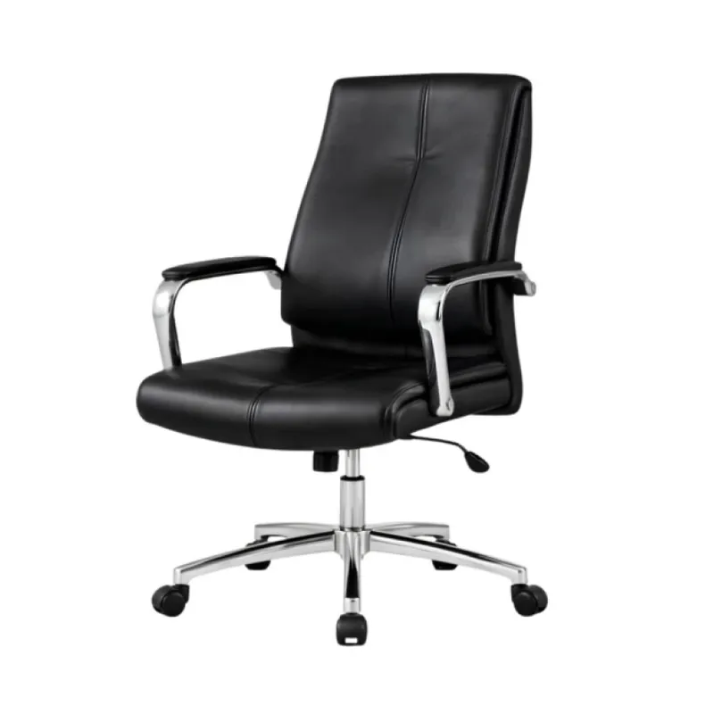 Silla Escritorio Cromada Mariposa Negro Rt-728a en Marrón - Escritorios y sillas de escritorio, Uruguay | Albanés