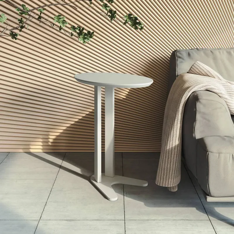 Mesa Auxiliar Roberta Para Sofá 60cm 100% MDF en Blanco - Mesas de living, Uruguay | Balton, vista 6