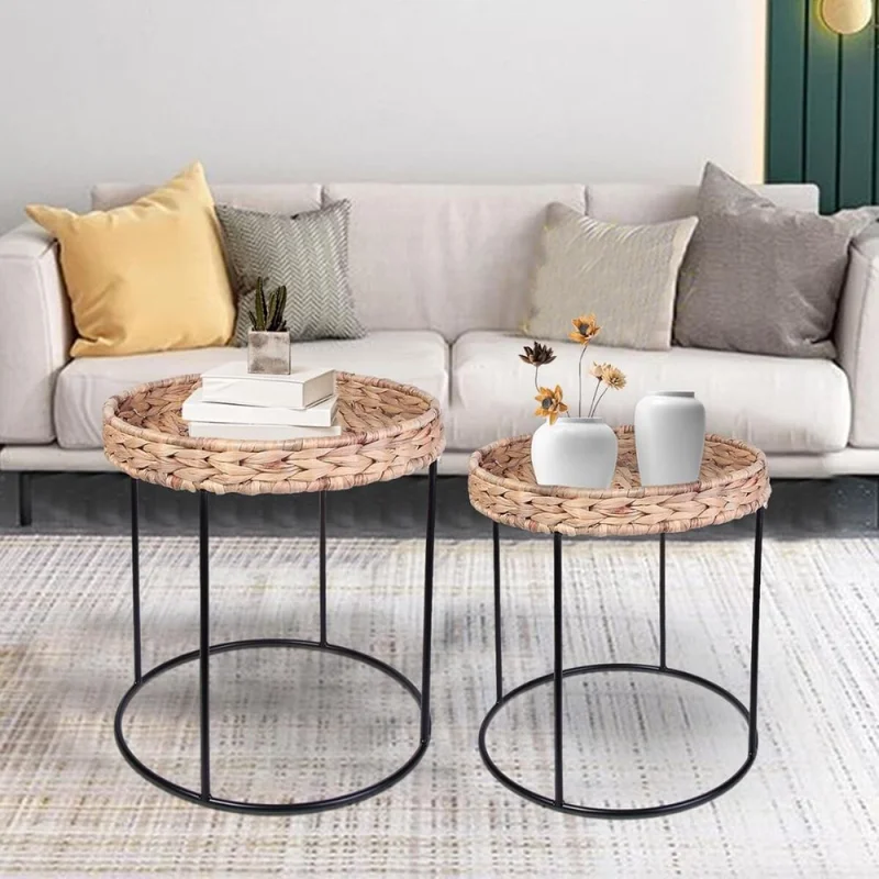Set de mesas de living Liah en Beige - Mesas de living, Uruguay | La Cueva Muebles, vista 8