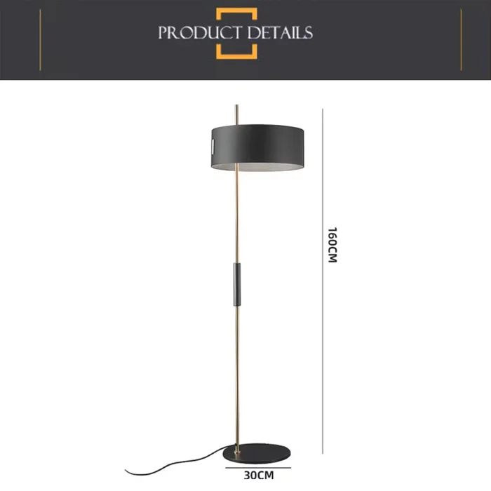 Lampara de pie Ostuni & Forti en Negro - Lámparas de mesa, Uruguay | Decotech, vista 6